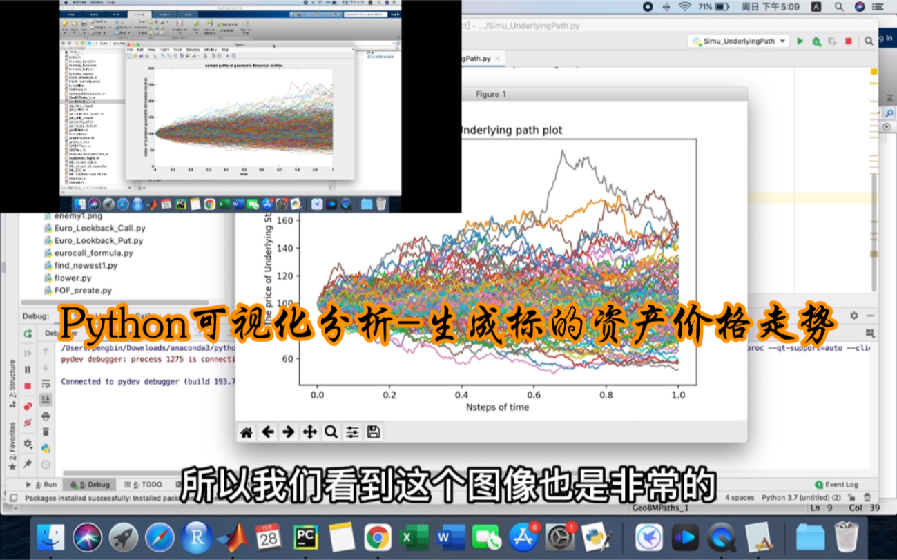 Python可视化分析生成标的资产价格走势哔哩哔哩bilibili