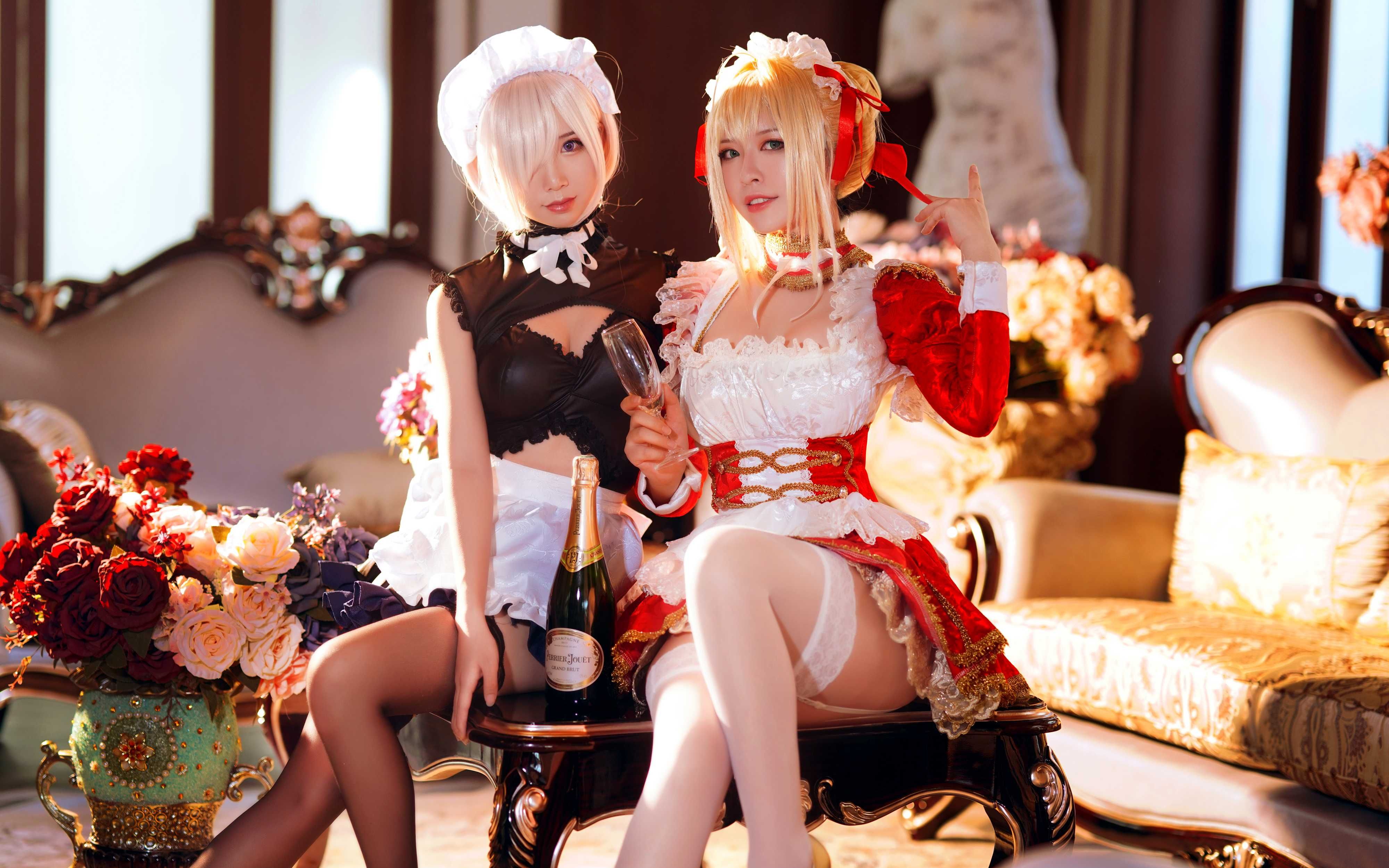 COS |半半子 Claudius Kyrielight Maid哔哩哔哩bilibili