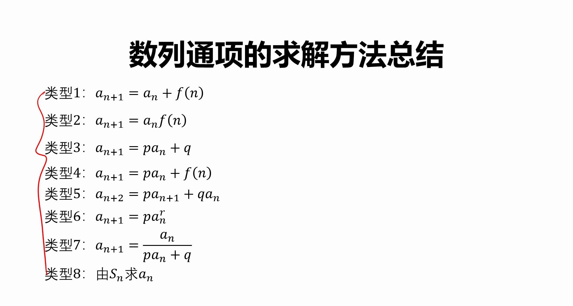 [图]007数列求通项的方法总结(上)