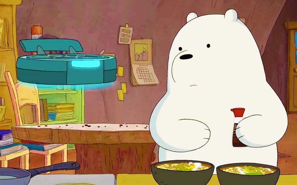 【咱们裸熊】白熊做的美食把我看饿了_哔哩哔哩_bilibili