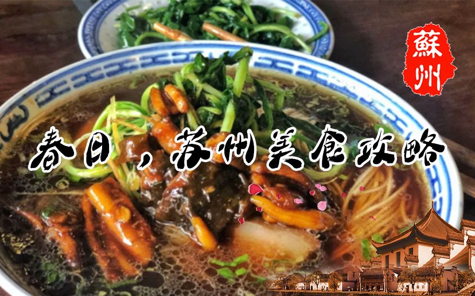 【苏州】春日,从观前街吃到莫邪路 | 苏州美食攻略哔哩哔哩bilibili