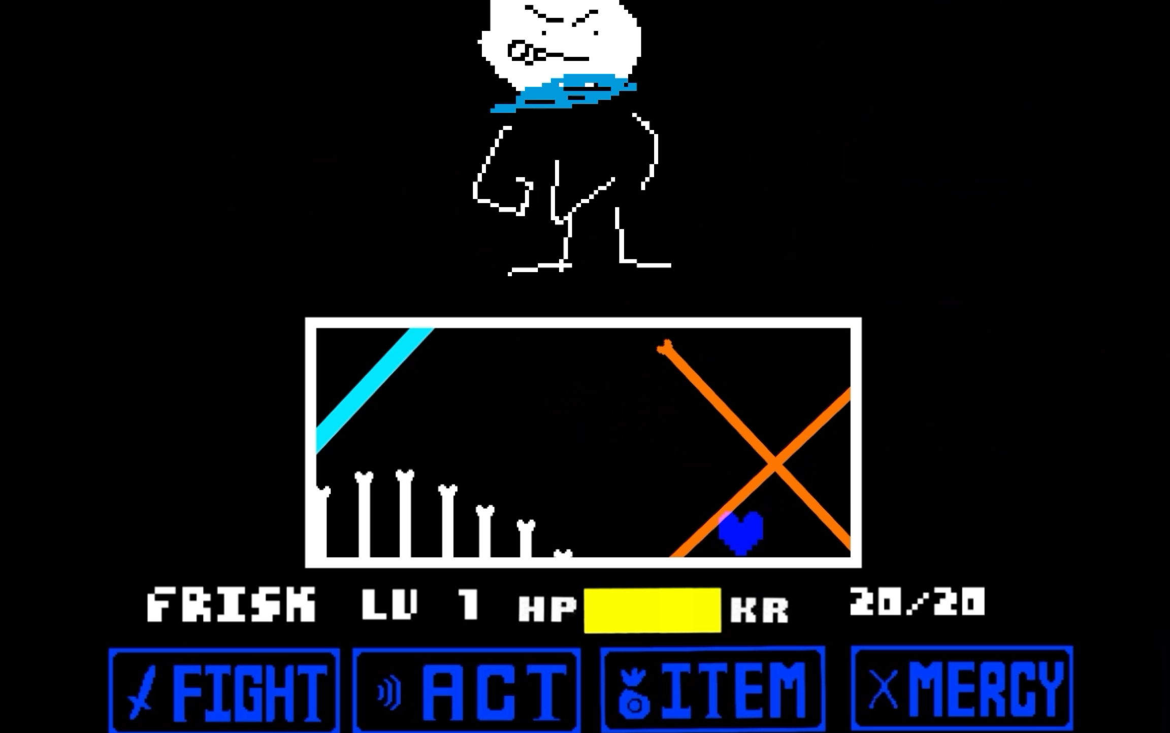 【动画】underswap蓝莓战 不好很烂