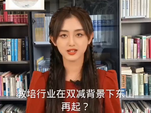 双减背景下,教培行业东山再起?#轻舟轻言哔哩哔哩bilibili