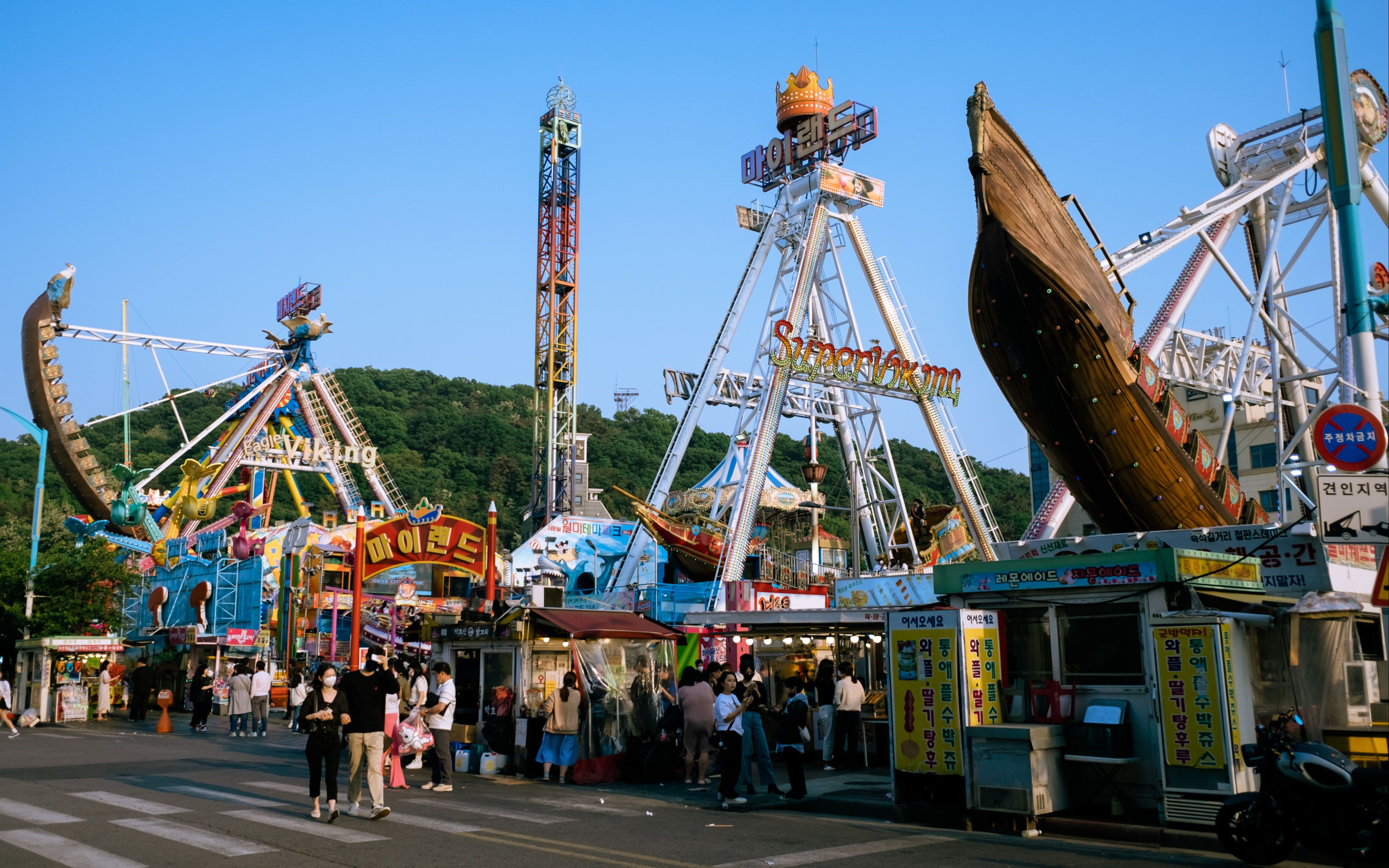 韩国生活现状|原声直出带你云逛月尾岛 dji pocket2