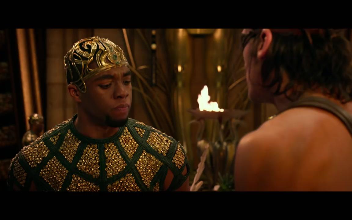 [图]Chadwick Boseman在《Gods of Egypt》（神战：权力之眼）里的片段