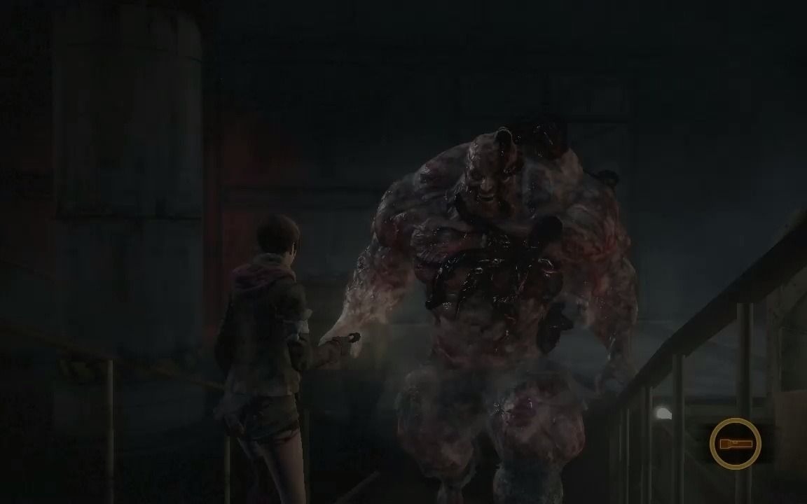 生化危机,boss巨型魔鬼肌肉丧尸,一只手还变成恶心的触手