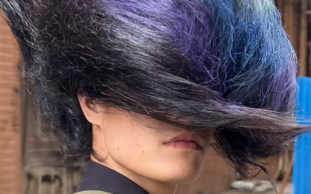 杀马特最新封神力作面具发型