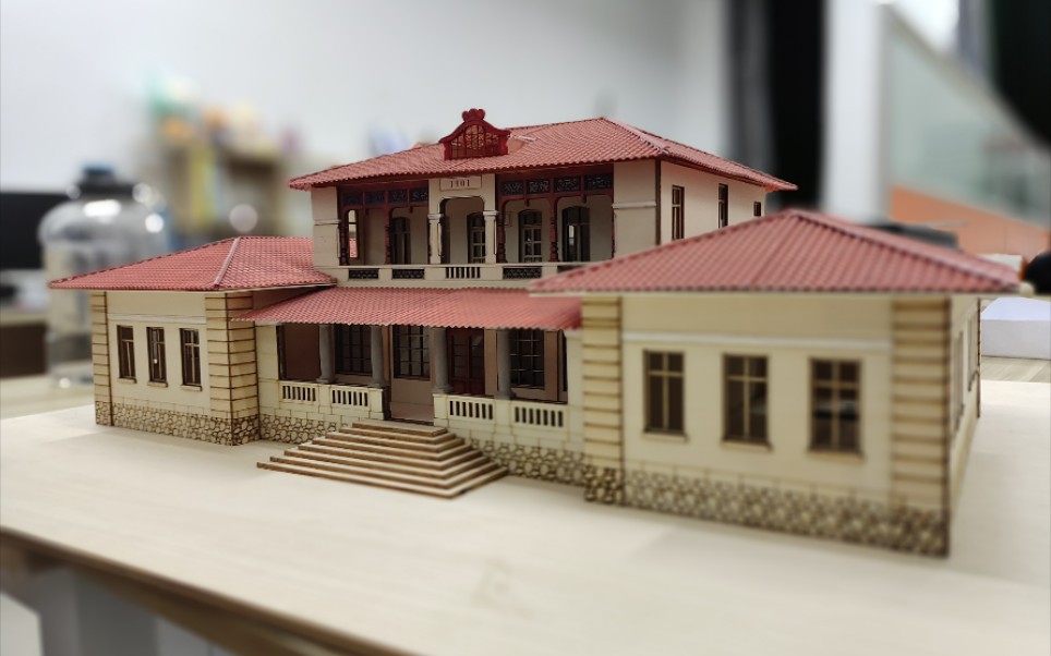 记一次建筑模型青岛市实验小学