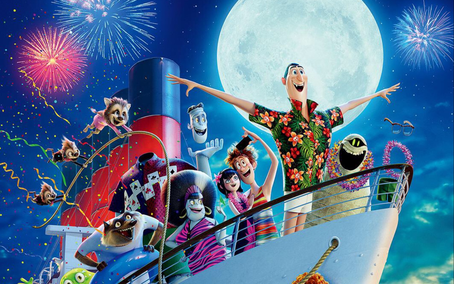 2018年最期待的动画精灵旅社3德古拉家族开启全新冒险旅程惊险十足