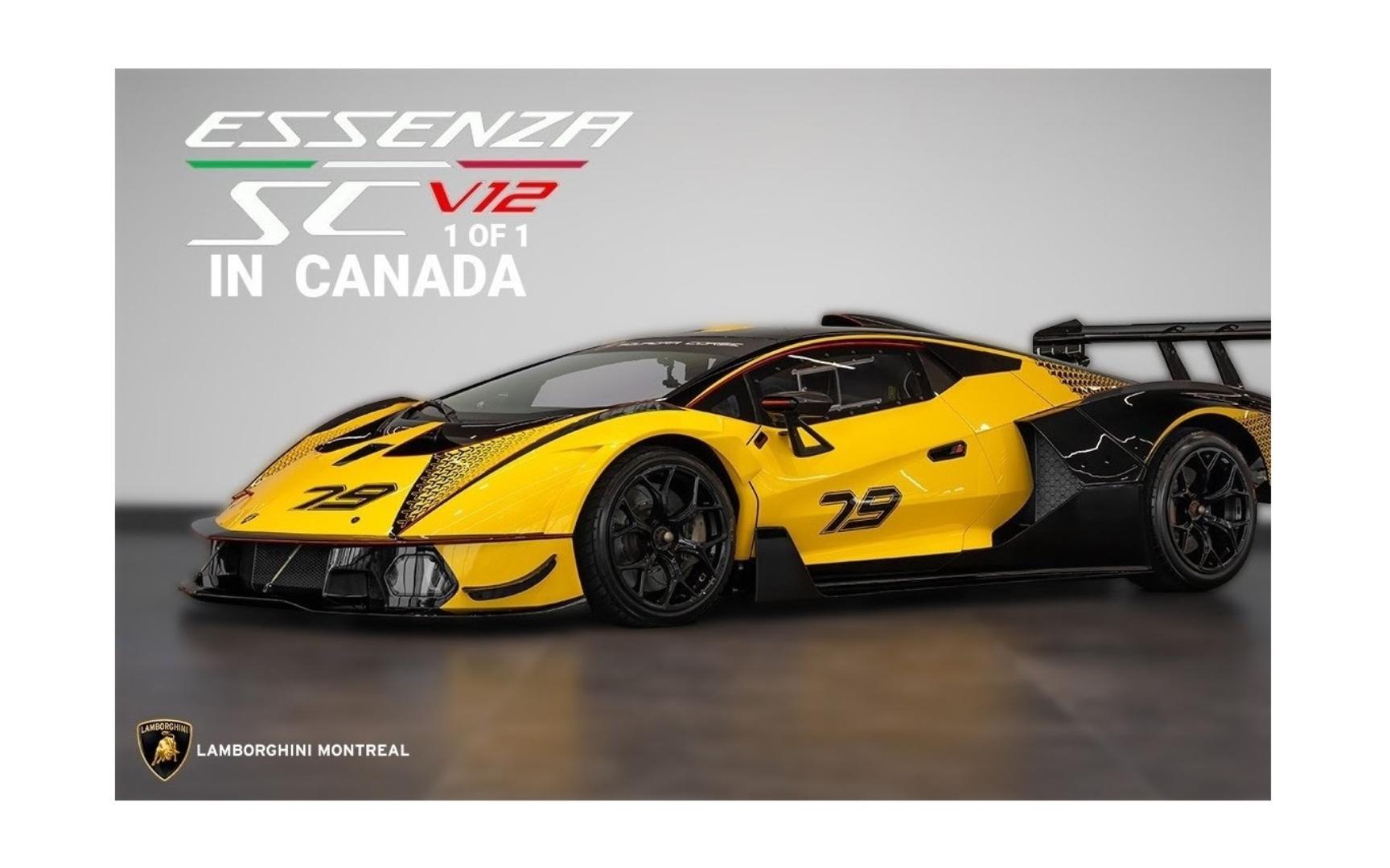 加拿大车主的定制款兰博基尼essenza scv12,可能是加拿大唯一一辆!