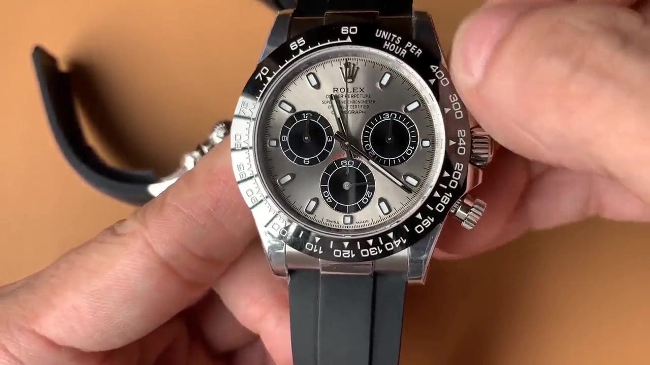 很有品牌特征n厂劳力士胶带白金灰面熊猫迪4130做工如何