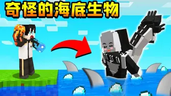【小七】我的世界舰娘出击：野外探险发现奇怪的海底生物，仔细一看原来是航空舰娘！