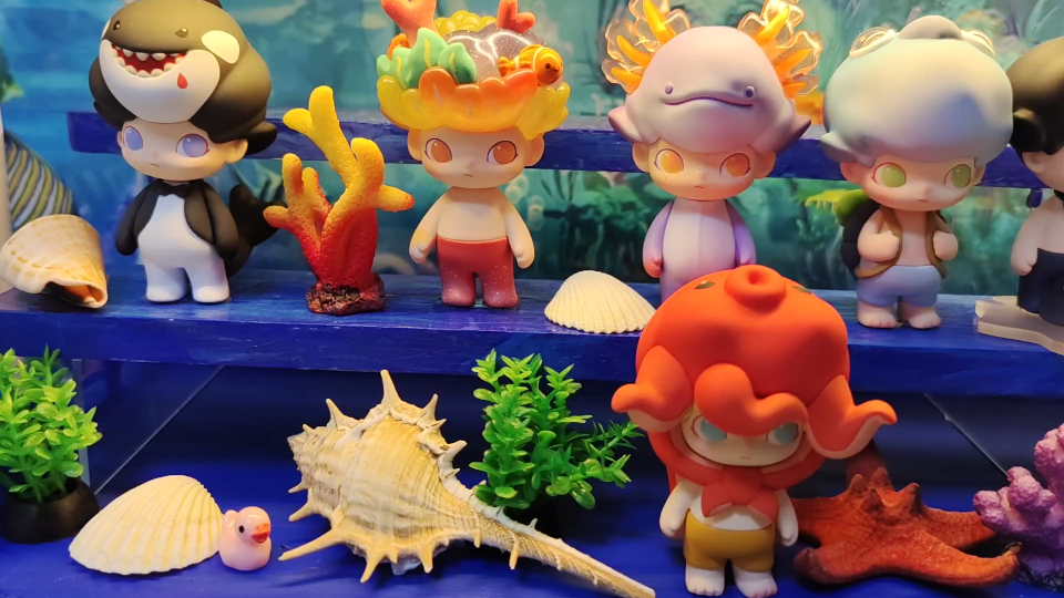 【盲盒展示盒改造】dimoo水族馆系列