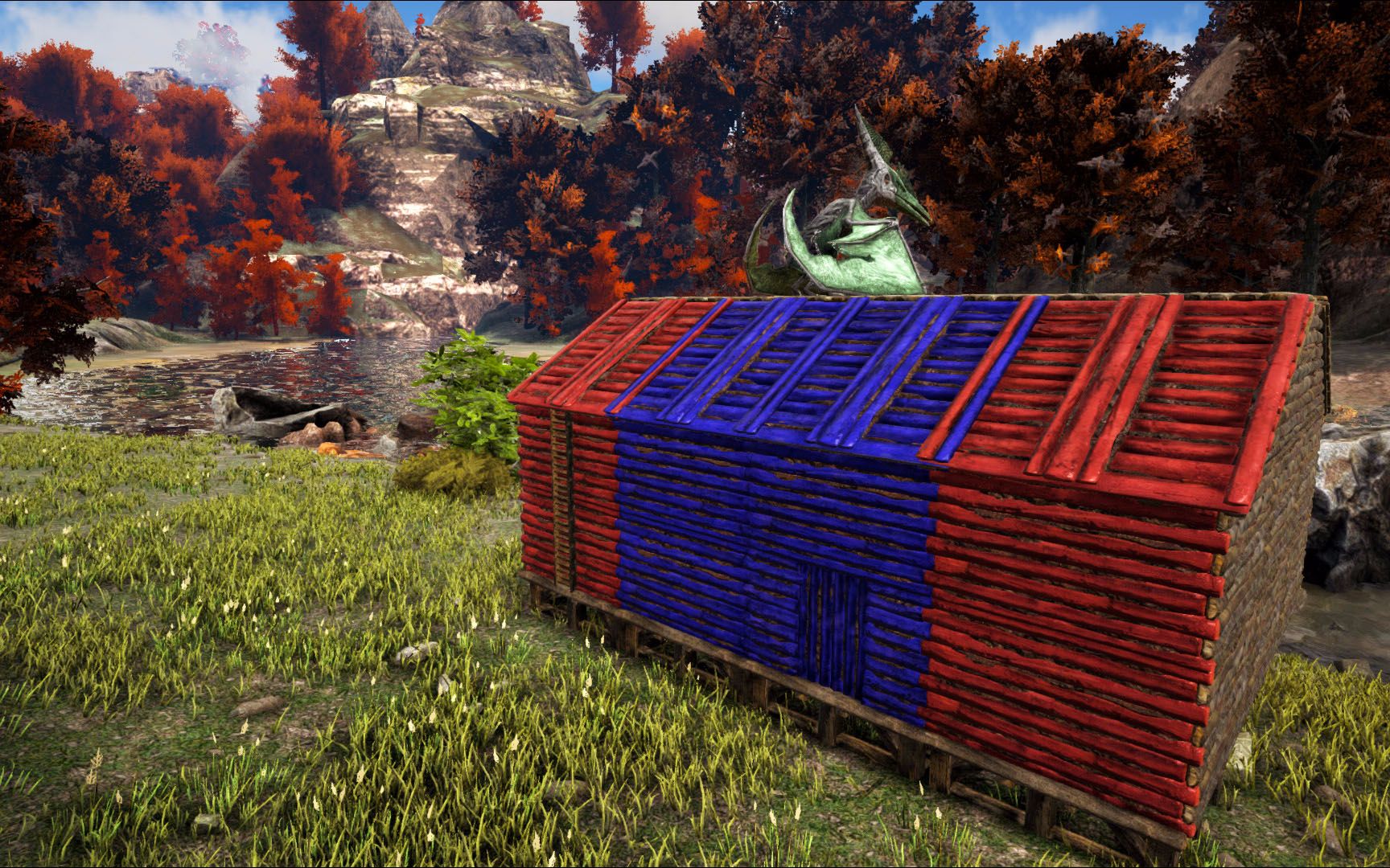 《方舟水晶岛日志-1》吃饱喝足,建造小房子_哔哩哔哩_bilibili