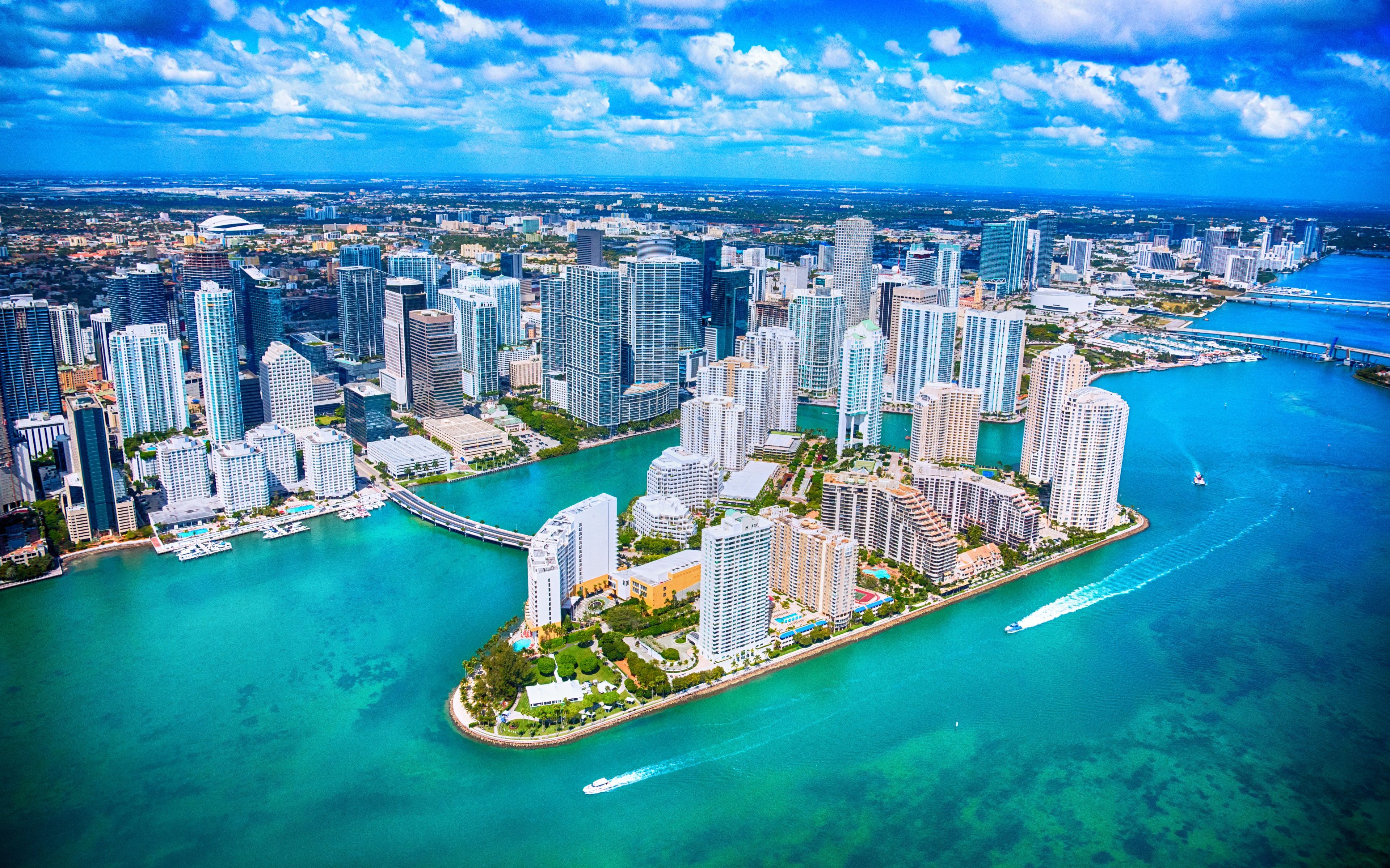 迈阿密城市航拍