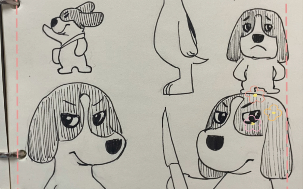 最近画的比格们