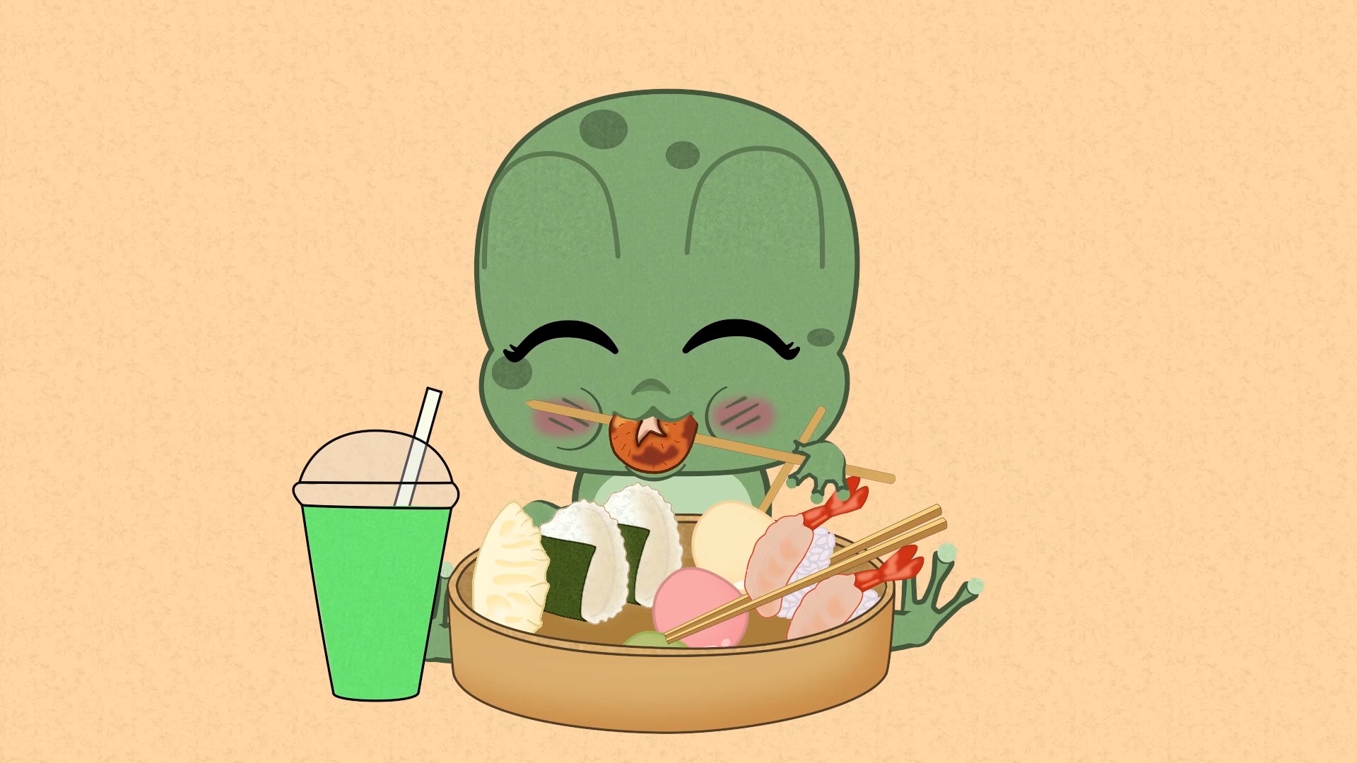 小青蛙 的 动画