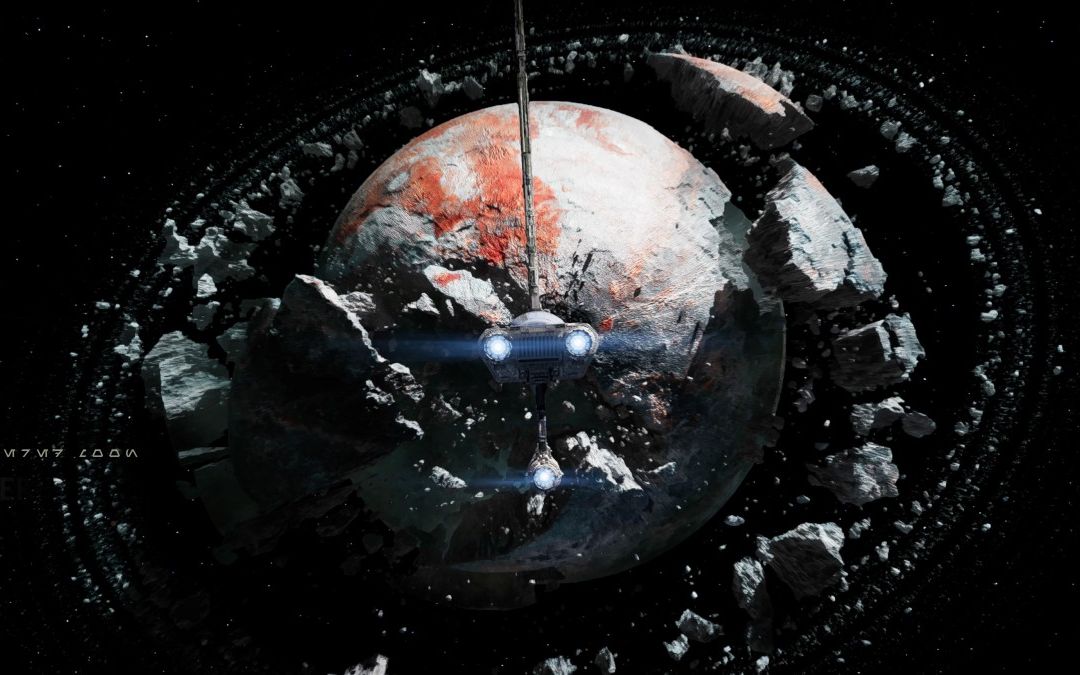 星球大战 登陆有星环的破碎卫星