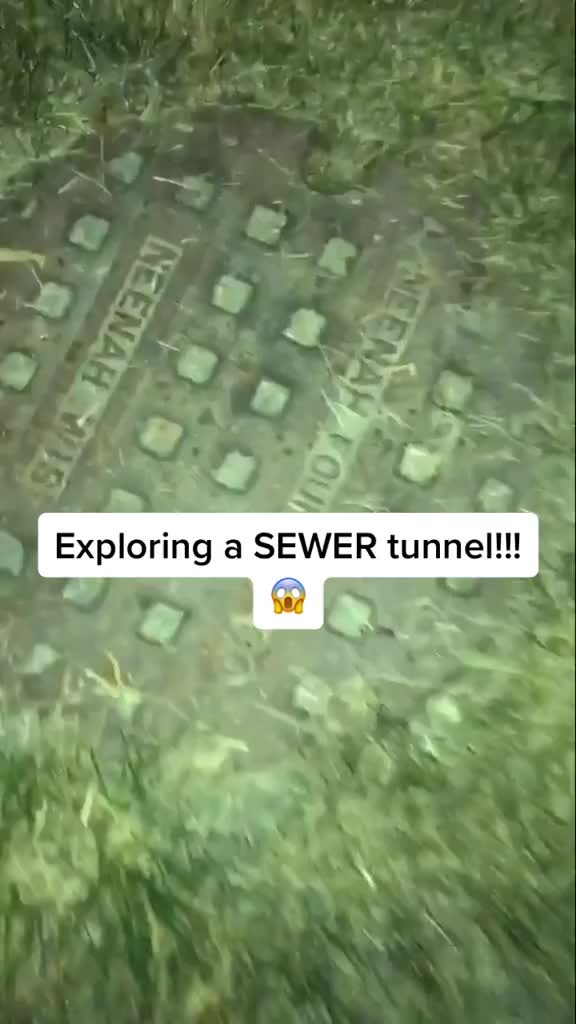 What found exploring a sewer tunnel!哔哩哔哩bilibili