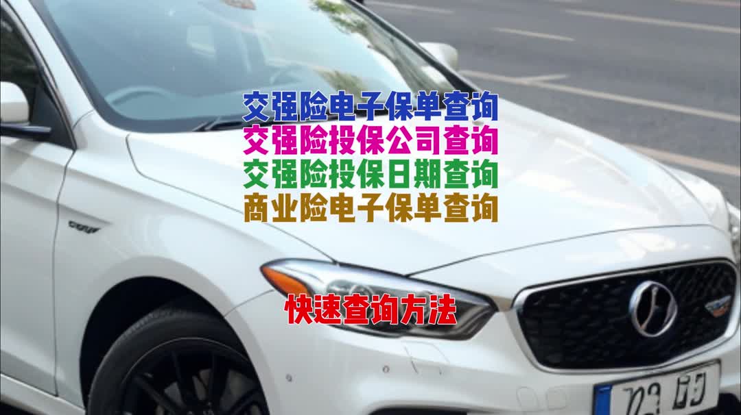 查询交强险电子保单的方法与技巧?