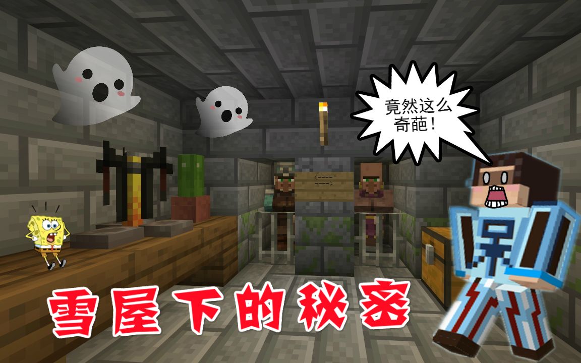 Minecraft雪屋 Mc 雪屋 我的世界雪屋 雪的结构