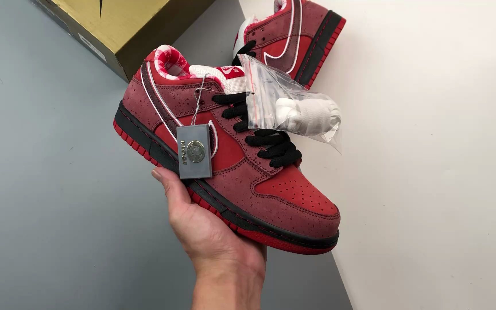 nk dunk sb low red lobster 红龙虾 og纯原生产线出品