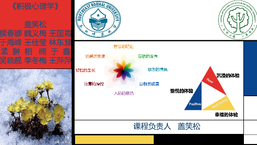 [图]积极心理学 - 东北师范大学（国家精品课）