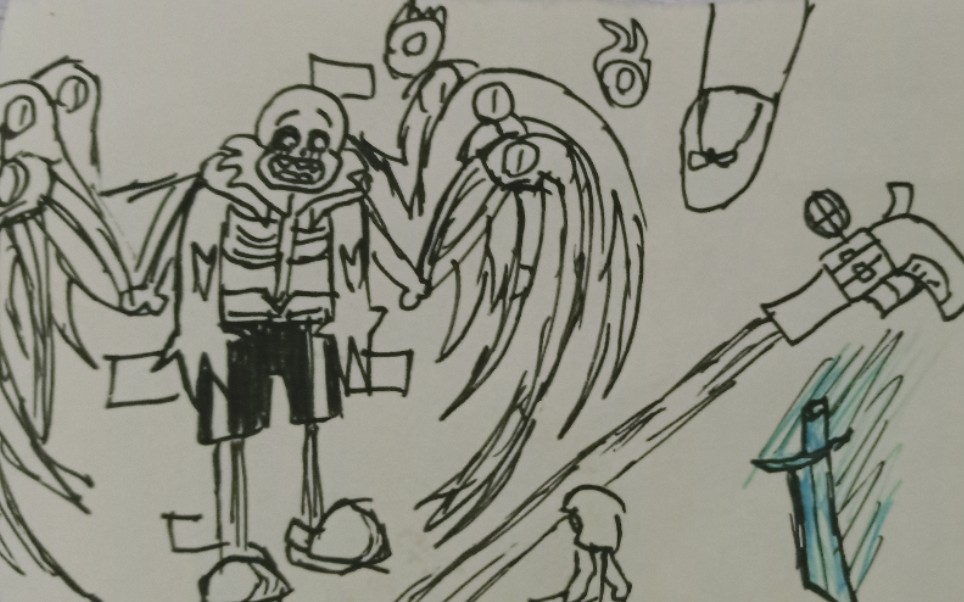 [手绘动画]ink!sans(完结)_哔哩哔哩_bilibili