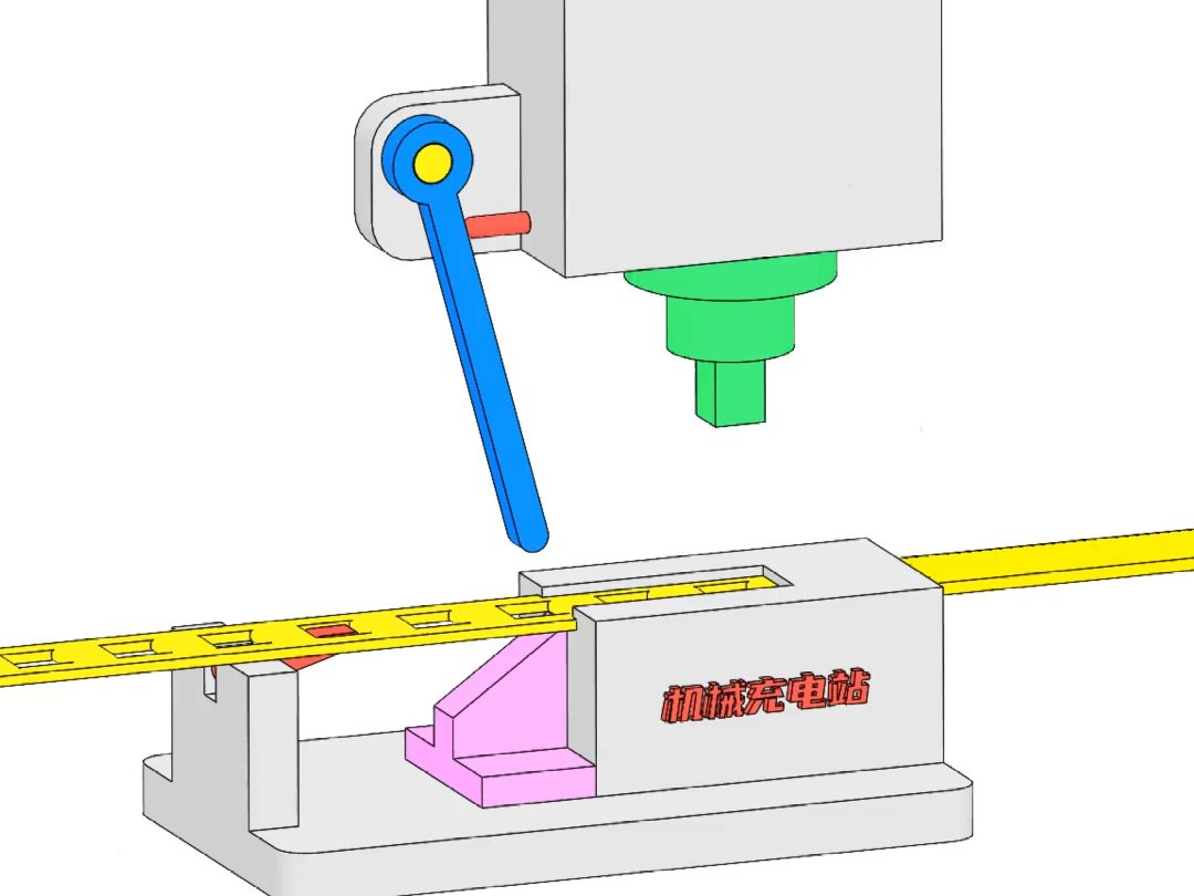 冲床自动送料机构原理动画哔哩哔哩bilibili