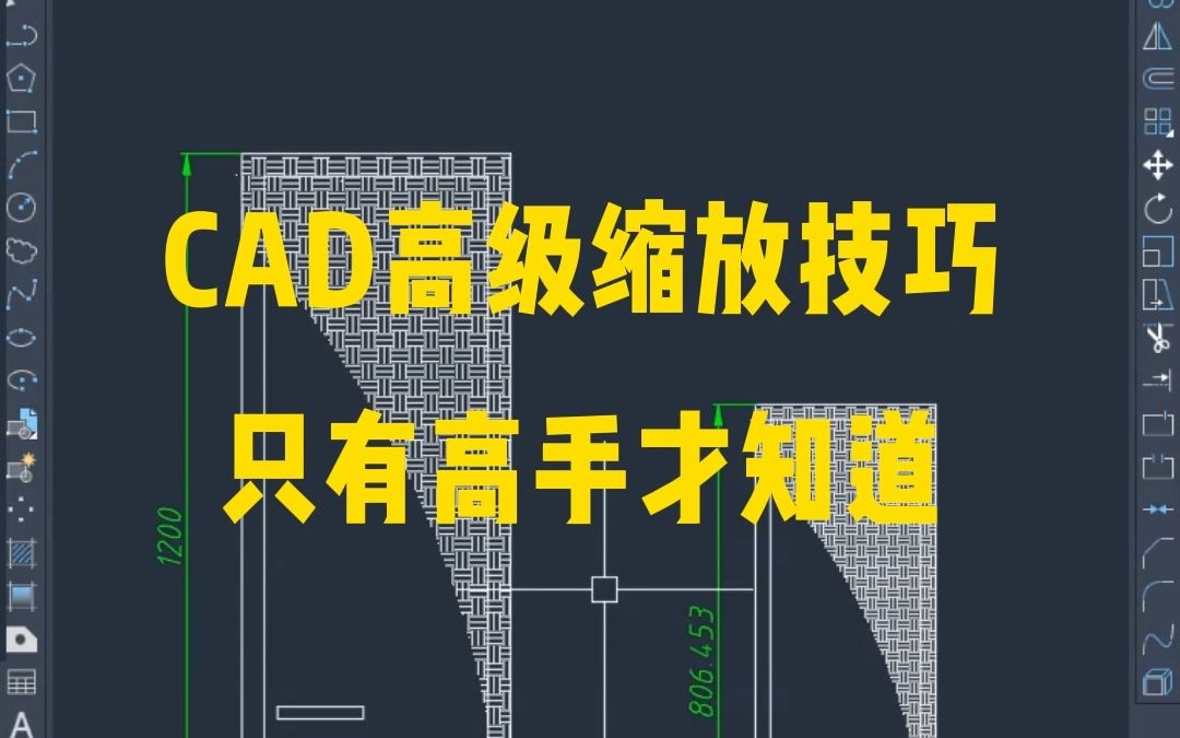 CAD高级缩放技巧哔哩哔哩bilibili