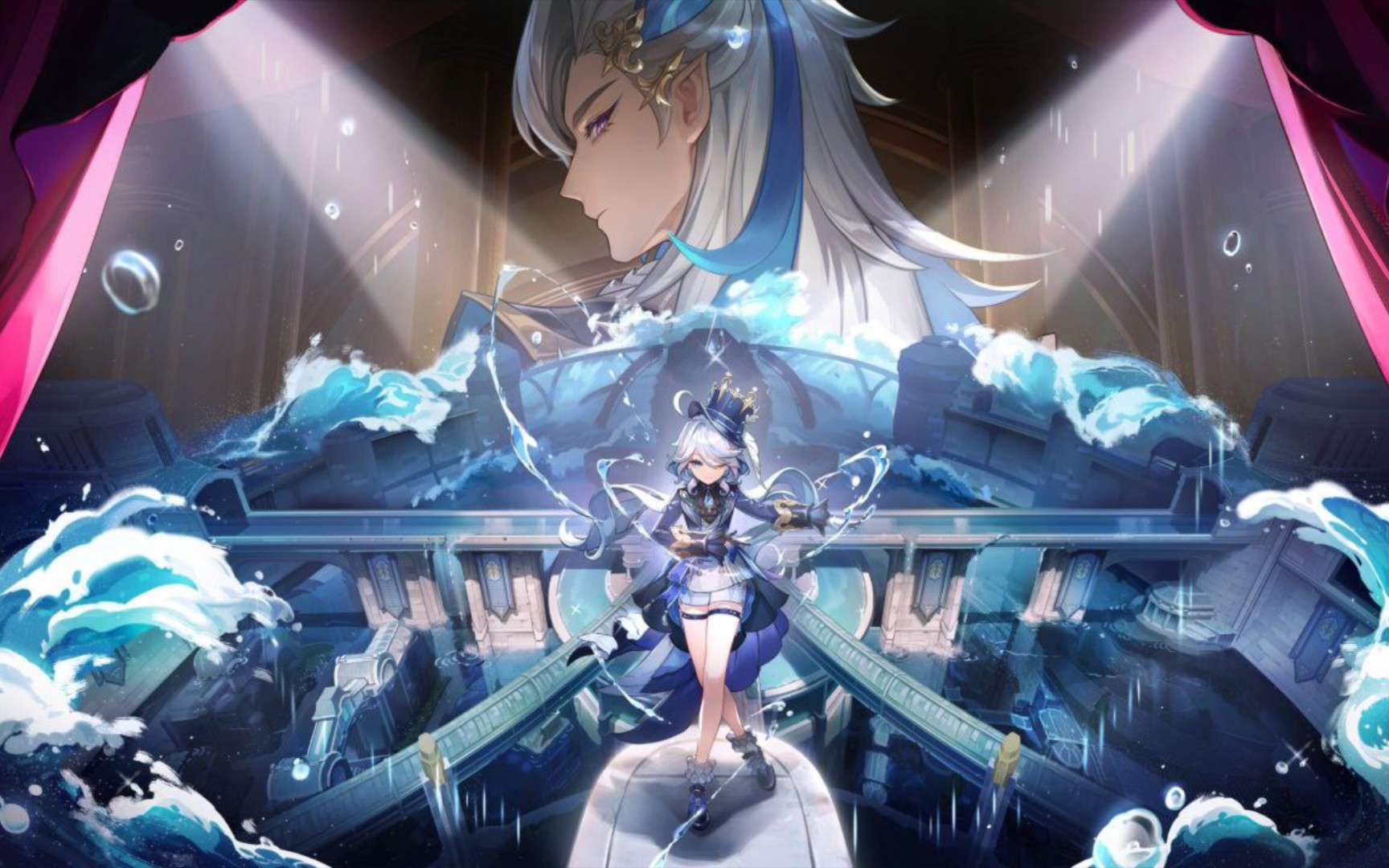 原神水神芙宁娜测试服v1~v4改动