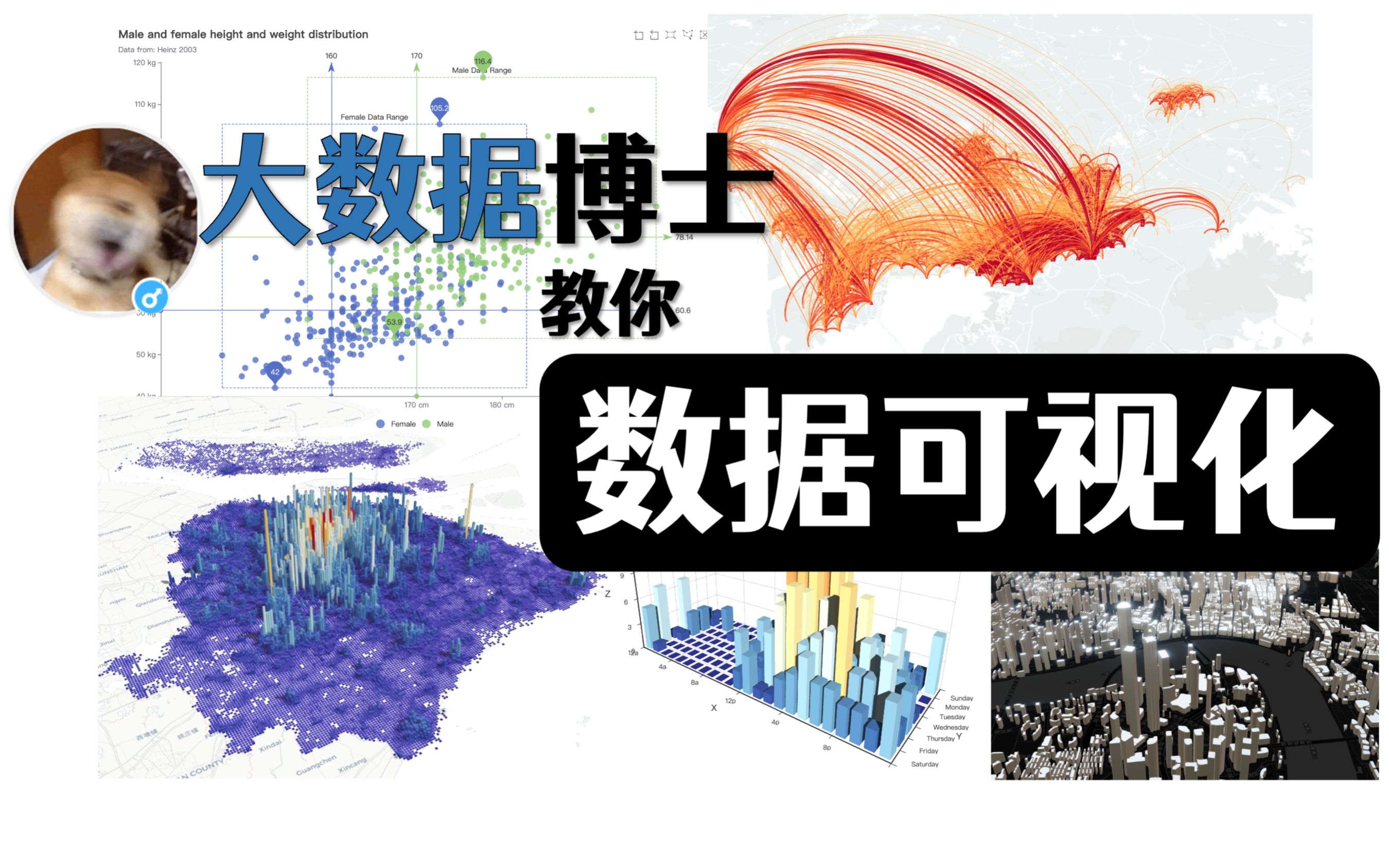 [图]【课程合集】大数据博士教你数据可视化