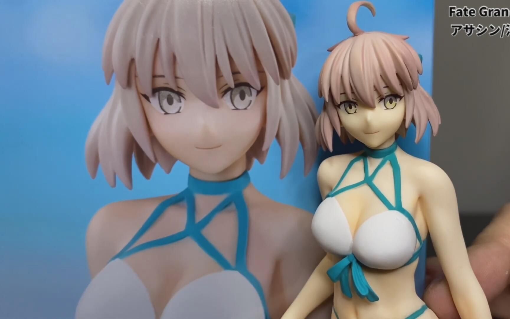 【furyu】fgo 冲田总司 泳装坐姿~景品手办 开箱