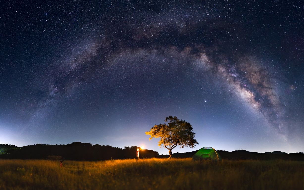 【广西星空】氧都盛夏 与星辰对话 广西防城港市上思县星空延时摄影哔哩哔哩bilibili