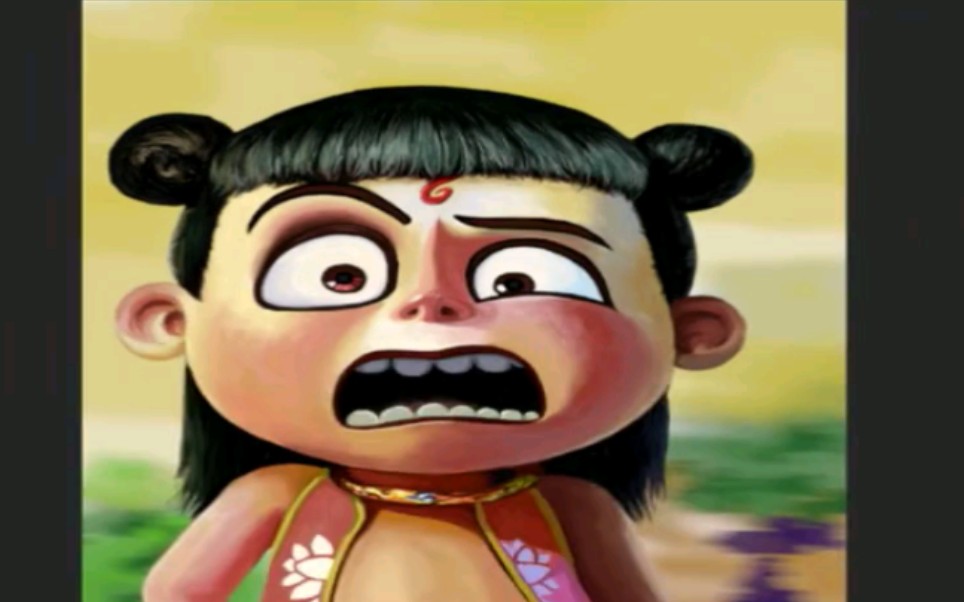 哪吒魔童降世,画一个小哪吒!我是小妖怪!哈哈!