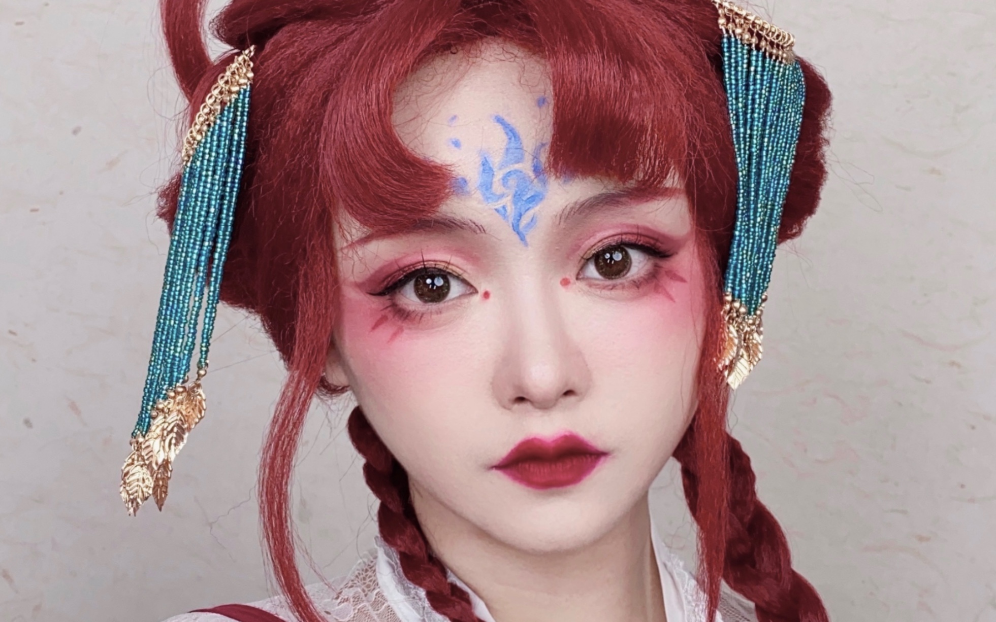 「豆芽」国风 | lolita版《山海经》——毕方仿妆_哔哩哔哩_bilibili