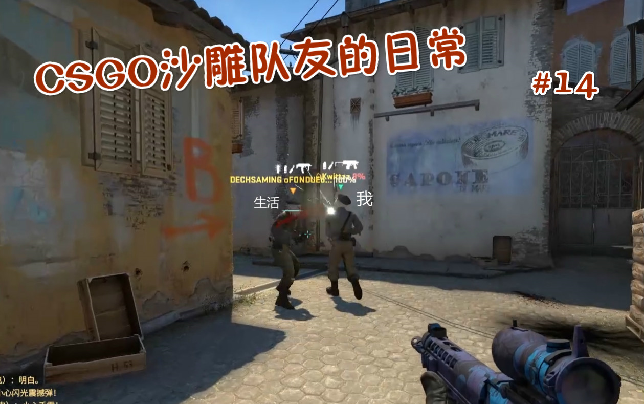 【csgo】當沙雕隊友想要模仿職業隊騷操作時會發生什麼?#14