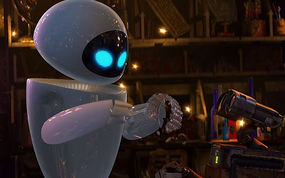 【机器人总动员】瓦力与伊娃,诠释了爱情最纯粹的样子.