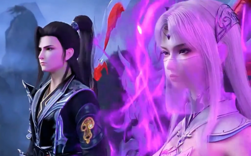 萧炎小医仙大战地魔老鬼,毁灭火莲花强势登场!