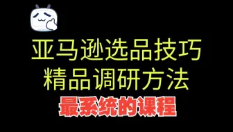 亚马逊选品调研技巧--偏向于精品调研