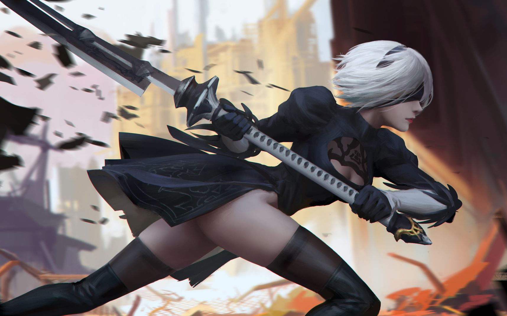 小梦梦解说《尼尔机械纪元》小姐姐什么的最可爱了