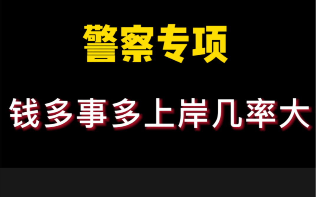 警察好考吗?工资高吗?累不累?女生能考吗?都干啥?哔哩哔哩bilibili