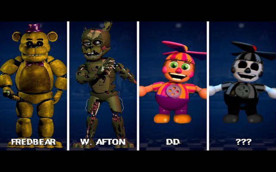 玩具熊的五夜后宫终极自定义夜全部机械玩偶