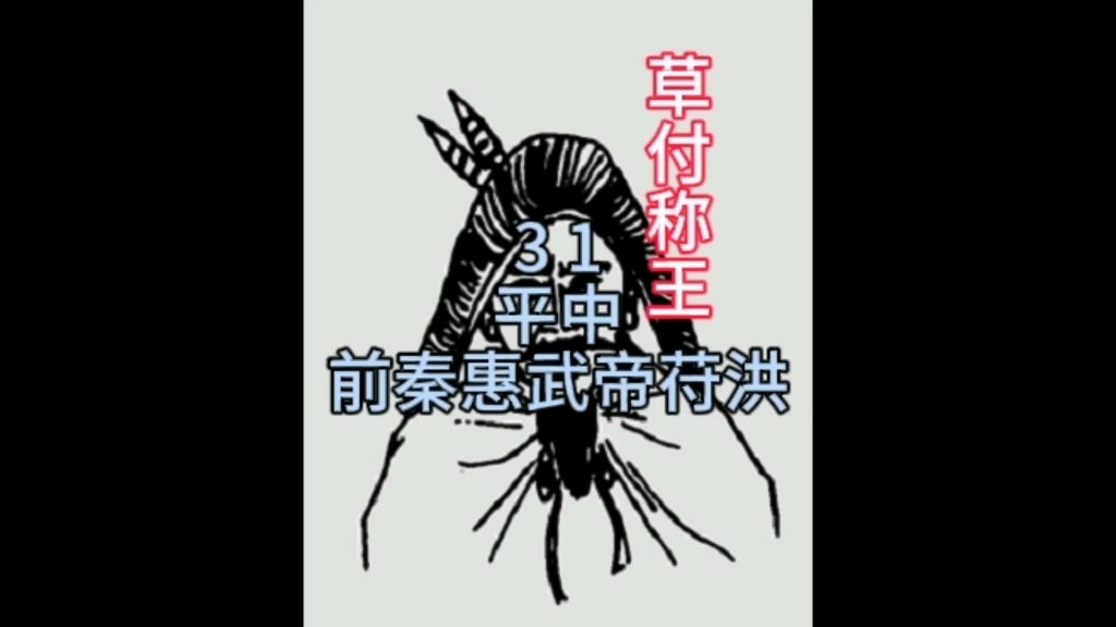 第31名,前秦惠武帝苻洪(平中)哔哩哔哩bilibili