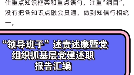 “领导班子”述责述廉暨党组织抓基层党建述职报告汇编哔哩哔哩bilibili