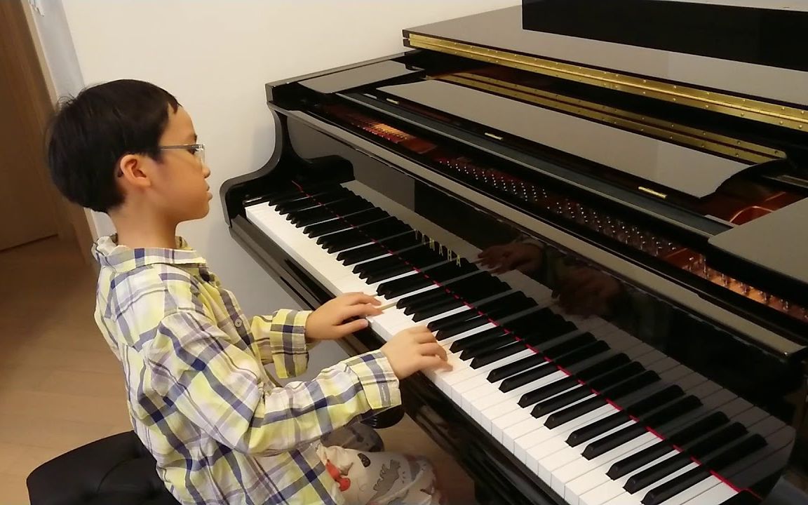 [图]【钢琴】Jonah Ho (age 9)莫扎特 - A小調奏鸣曲 K310 第一及第二乐章