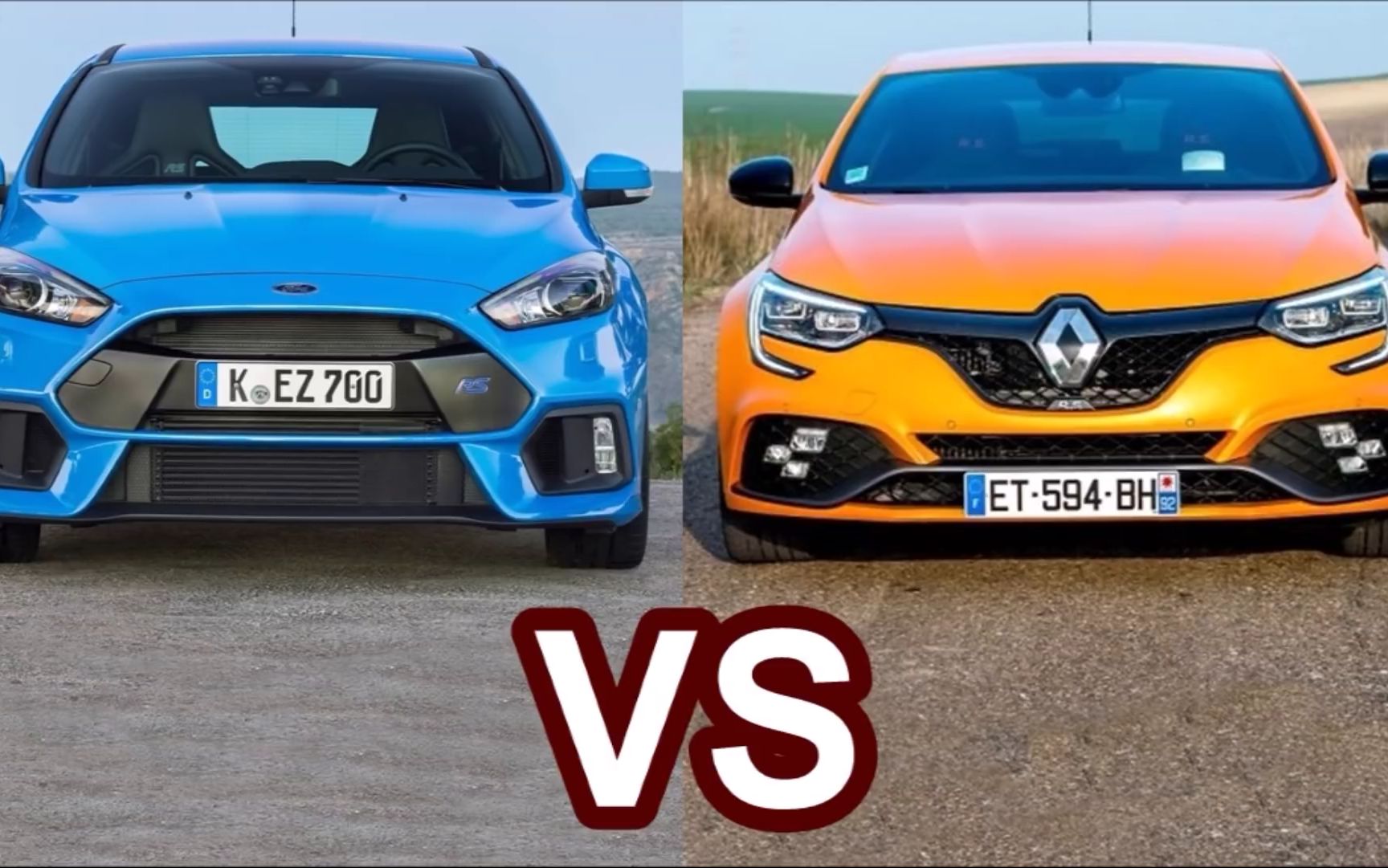 2018款 福特 福克斯rs vs 2018款 雷诺 梅甘娜 rs_哔哩哔哩 (゜-゜)つ