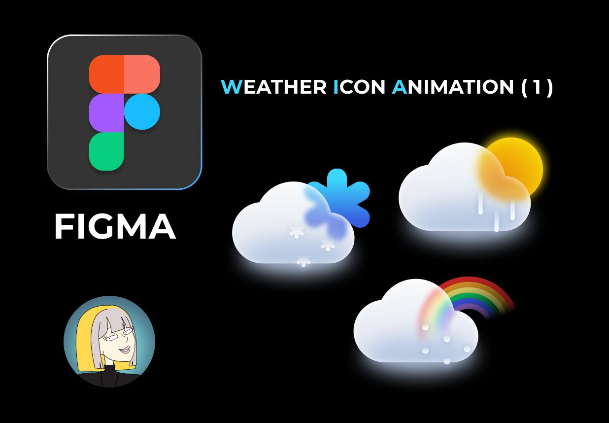 Figma教程|轻松搞定天气图标动画(一)哔哩哔哩bilibili