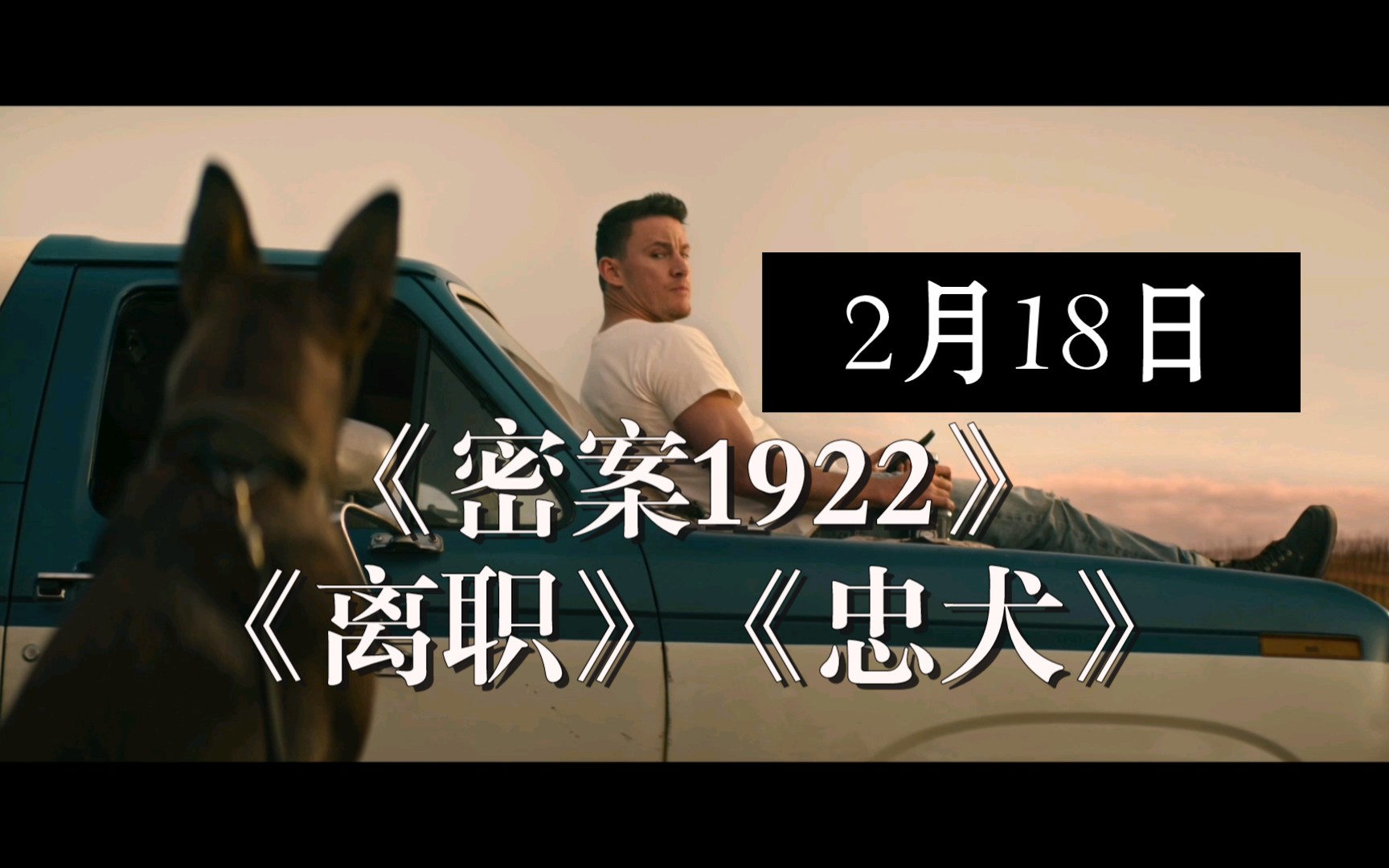 【影视推荐】2月18日上映电影汇总:《密案1922》、《牛首村》、《忠犬》哔哩哔哩bilibili