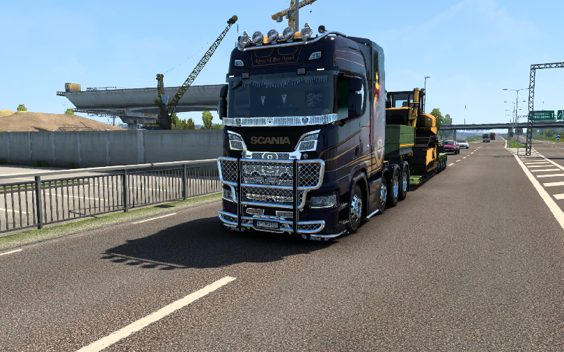 欧卡2斯堪尼亚730s运输推土机z35k